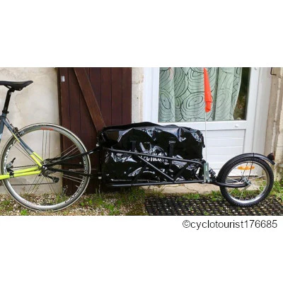 Remorque vélo mono roue avec amortisseur – Image 2